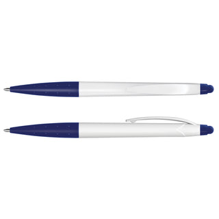 Agogo Spark Stylus Pen - White Barrel (Dark Blue)