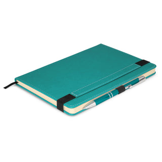 Agogo Premier Notebook with Pen (Light Blue)