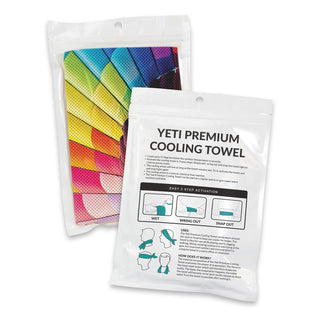 Shore Premium Cooling Towel - Full Colour - Pouch (White) — Packaging