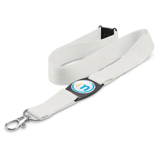 Agogo Crest Lanyard (White)