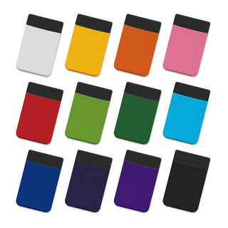 Pulse Lycra Phone Wallet - Full Colour (Back: Black) — nan