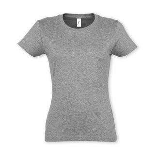 SOLS Imperial Womens T-Shirt (Grey Melange)