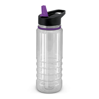 Solano Elite Bottle - Clear and Black (Purple)