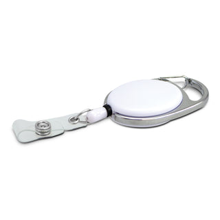 Agogo Evo Retractable ID Holder (White)