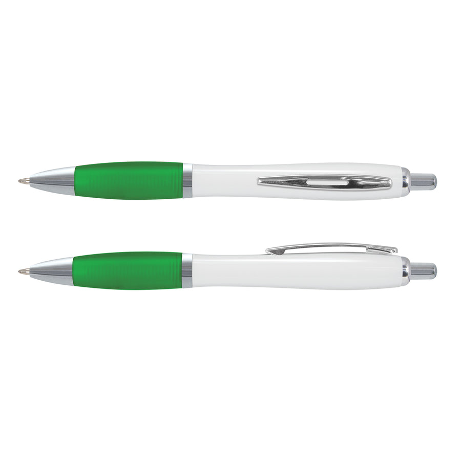 Vistro Pen - White Barrel (Dark Green)