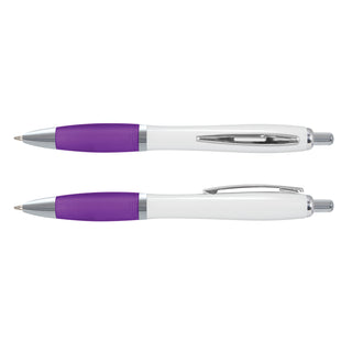 Agogo Vistro Pen - White Barrel (Purple)