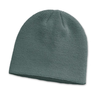 Printwear Montana Garter Knit Beanie (Grey)