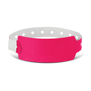 Agogo Plastic Event Wrist Band (Cranberry)