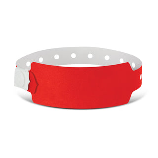 Agogo Plastic Event Wrist Band (Red)