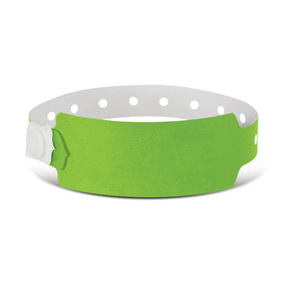 Agogo Plastic Event Wrist Band (Neon Lime)