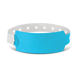 Agogo Plastic Event Wrist Band (Neon Blue)