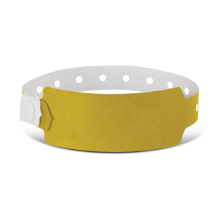 Agogo Plastic Event Wrist Band (Gold)