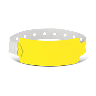 Agogo Plastic Event Wrist Band (Neon Yellow)