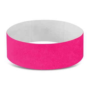 Agogo Tyvek Event Wrist Band (Neon Pink)