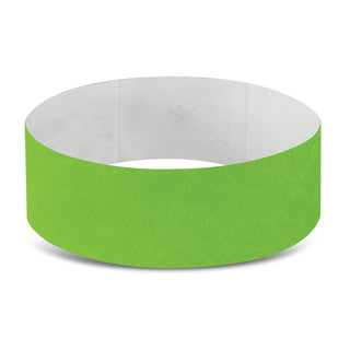 Agogo Tyvek Event Wrist Band (Neon Lime)