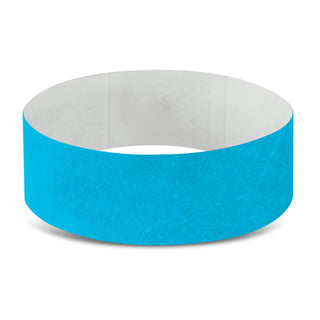 Agogo Tyvek Event Wrist Band (Neon Blue)