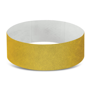 Agogo Tyvek Event Wrist Band (Gold)