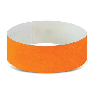 Agogo Tyvek Event Wrist Band (Neon Orange)