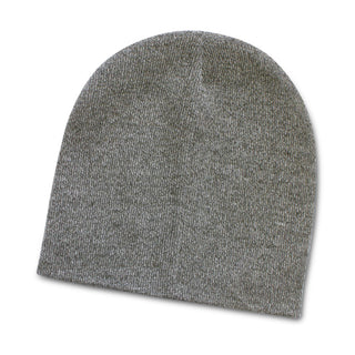 Printwear Commando Heather Knit Beanie (Grey Melange)