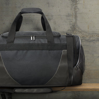 Printwear Excelsior Duffle Bag (Black/Grey)