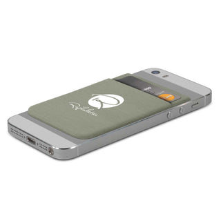 Agogo Lycra Phone Wallet - Heat Transfer (Light Grey)