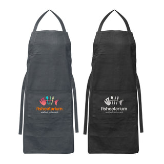 Printwear Savoy Bib Apron (Black)