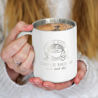Summit Coffee Mug (White) — Laser Engraving