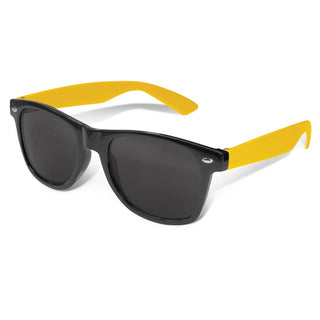 Agogo Malibu Premium Sunglasses - Black Frame (Yellow)