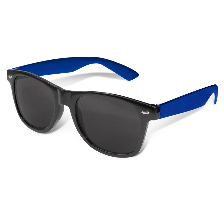 Coastal Premium Sunglasses - Black Frame (Dark Blue)