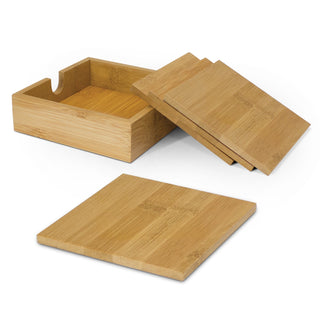 Agogo Bamboo Coasters (Natural)