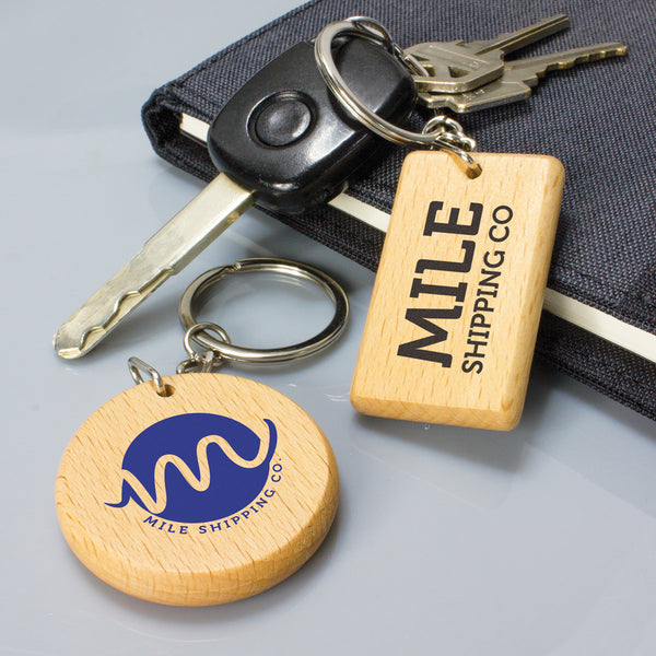 Grain Key Ring - Round (Natural)