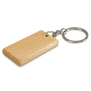 Agogo Artisan Key Ring - Rectangle (Natural)