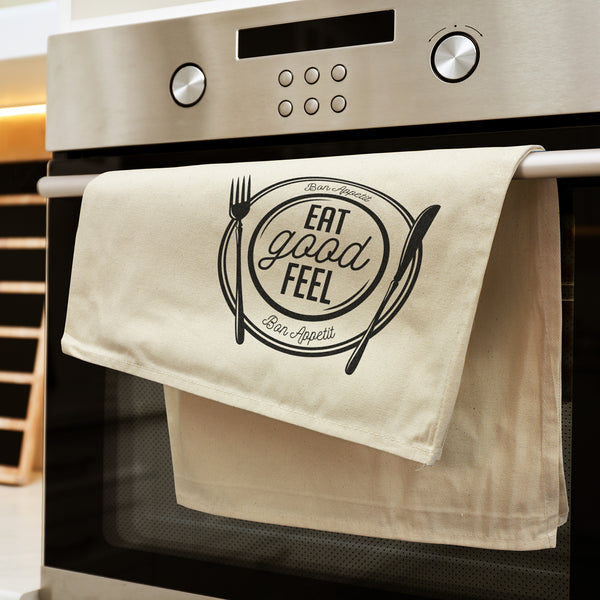 Cotton Cotton Tea Towel (Natural)