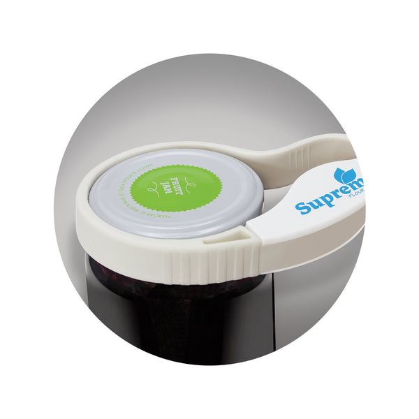 Grip Jar and Bottle Opener (White)