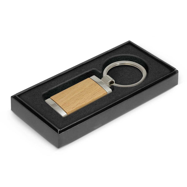 Timber Key Ring (Natural/Silver)