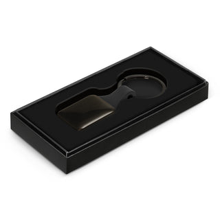 Altos Key Ring - Square (Gunmetal/Black) — Gift Box
