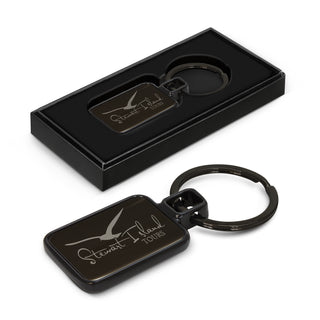 Agogo Astina Key Ring (Gunmetal/Black)