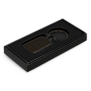 Astina Key Ring (Gunmetal/Black) — Gift Box