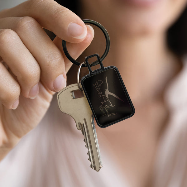 Astina Key Ring (Gunmetal/Black)