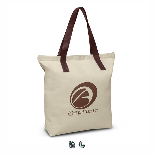 Ascot Tote Bag (Natural/Brown)