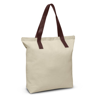 Printwear Ascot Tote Bag (Natural/Brown)