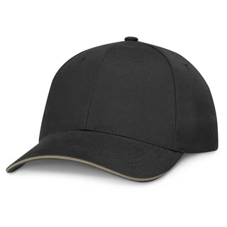 Printwear Swift Cap - Black (Black/Grey)