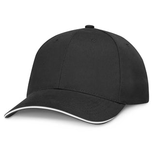 Printwear Swift Cap - Black (Black/White)