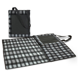 Agogo Dakota Picnic Blanket (Black/Grey)