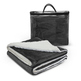 Agogo Oslo Luxury Blanket (Black)