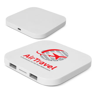 Vector Wireless Charging Hub (White) — Feature - Whit
