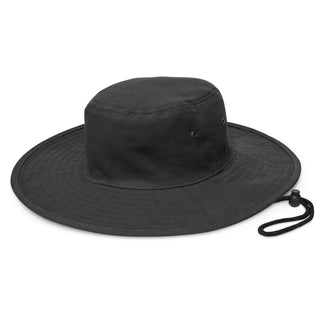 Printwear Cabana Wide Brim Hat (Black)