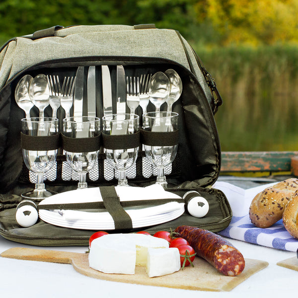Cove Picnic Bag (Grey)