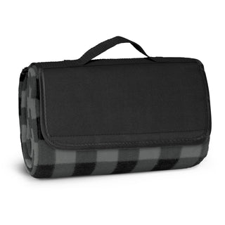 Agogo Alfresco Picnic Blanket (Black/Grey)