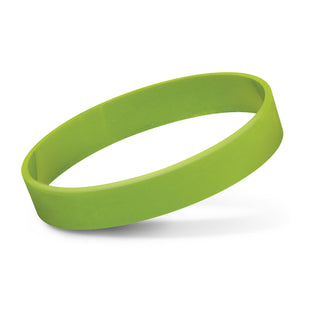 Agogo Silicone Wrist Band - Embossed (Bright Green)